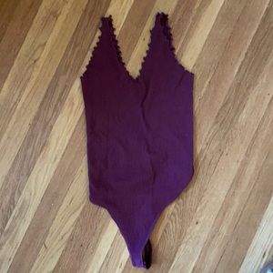Free people lettuce edge seamless bodysuit